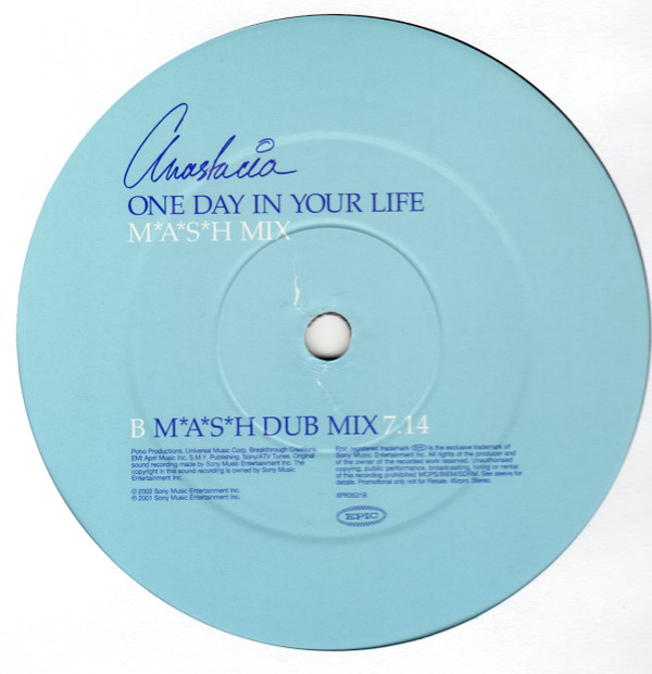 Anastacia - One Day In Your Life (M*A*S*H Mix) | Epic (XPR3531) - 3 Anastacia - One Day In Your Life (M*A*S*H Mix) | Epic (XPR3531) - 3