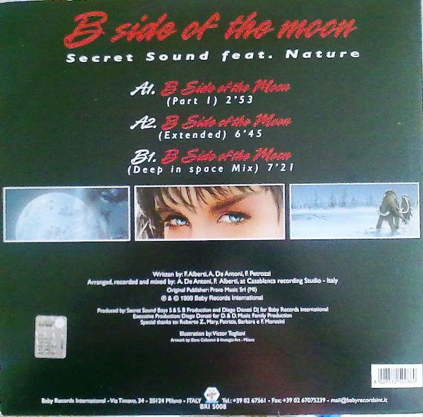 Secret Sound Feat. Nature - B Side Of The Moon | Baby Records International (BRI 5008) - 2 Secret Sound Feat. Nature - B Side Of The Moon | Baby Records International (BRI 5008) - 2