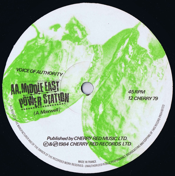 Voice Of Authority - Very Big In America Right Now | Cherry Red (12 CHERRY 79) - 4 Voice Of Authority - Very Big In America Right Now | Cherry Red (12 CHERRY 79) - 4