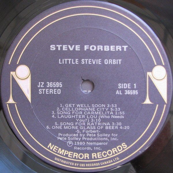 Steve Forbert - Little Stevie Orbit | Nemperor Records (JZ 36595) - 3 Steve Forbert - Little Stevie Orbit | Nemperor Records (JZ 36595) - 3
