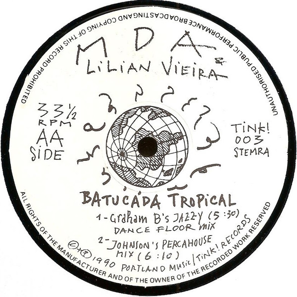 MDA & Lilian Vieira - Batucada Tropical | TINK! Records (Tink!003) - 4