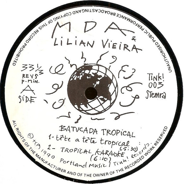 MDA & Lilian Vieira - Batucada Tropical | TINK! Records (Tink!003) - 3
