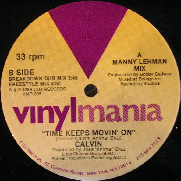 Calvin - Time Keeps Movin' On | Vinylmania (VMR 005) - 2