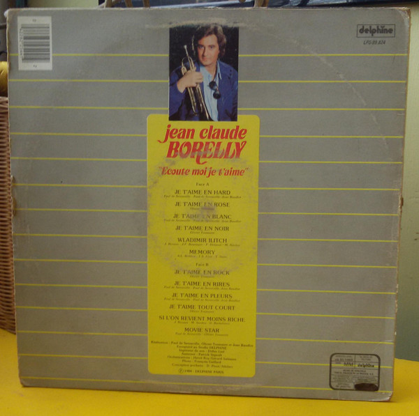 Jean-Claude Borelly - Ecoute Moi Je T'aime | Gramsa (LPS-99.824) - 2 Jean-Claude Borelly - Ecoute Moi Je T'aime | Gramsa (LPS-99.824) - 2