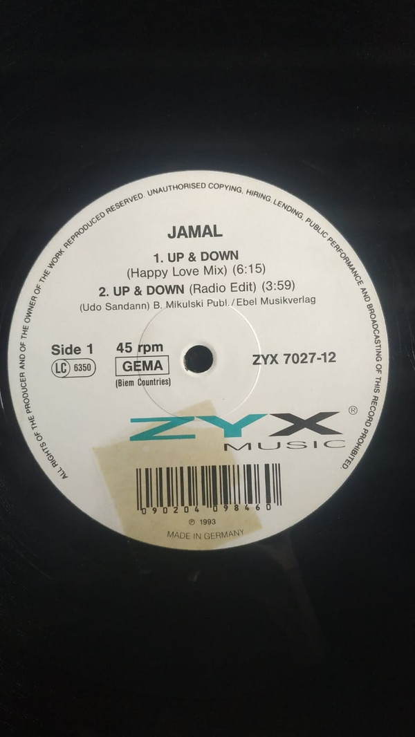 Jamal - Up & Down | ZYX Music (ZYX 7027-12) - 2 Jamal - Up & Down | ZYX Music (ZYX 7027-12) - 2