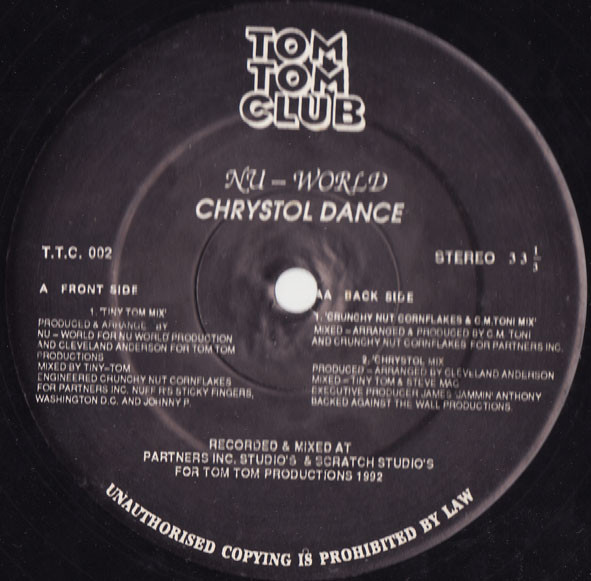Nu-World - Chrystol Dance | Tom-Tom Club (TTC002)