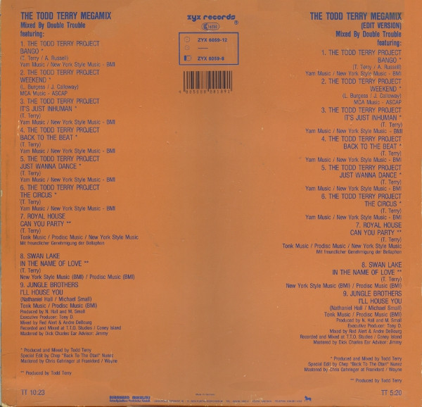 Double Trouble - The Todd Terry Megamix | ZYX Records (ZYX 6059-12) - 2 Double Trouble - The Todd Terry Megamix | ZYX Records (ZYX 6059-12) - 2