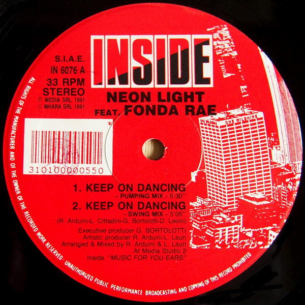 Neon Light Feat. Fonda Rae - Keep On Dancing | Inside (IN 6076) - main Neon Light Feat. Fonda Rae - Keep On Dancing | Inside (IN 6076) - main