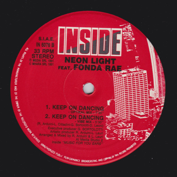 Neon Light Feat. Fonda Rae - Keep On Dancing | Inside (IN 6076) - 3 Neon Light Feat. Fonda Rae - Keep On Dancing | Inside (IN 6076) - 3