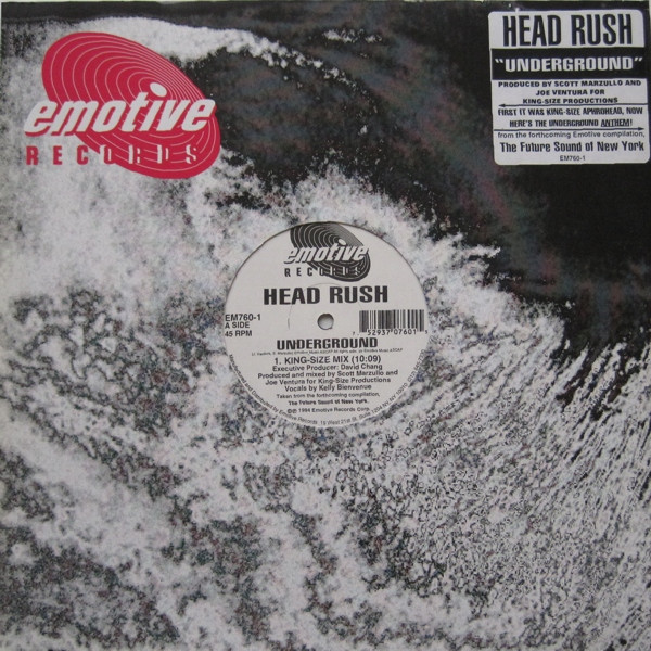 Head Rush - Underground | Emotive Records (EM760-1) - main