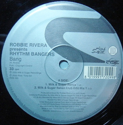 Robbie Rivera & Rhythm Bangers - Bang | Rise (RISE 095) - 2 Robbie Rivera & Rhythm Bangers - Bang | Rise (RISE 095) - 2