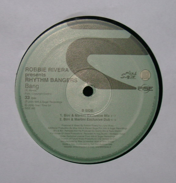 Robbie Rivera & Rhythm Bangers - Bang | Rise (RISE 095) - 4 Robbie Rivera & Rhythm Bangers - Bang | Rise (RISE 095) - 4