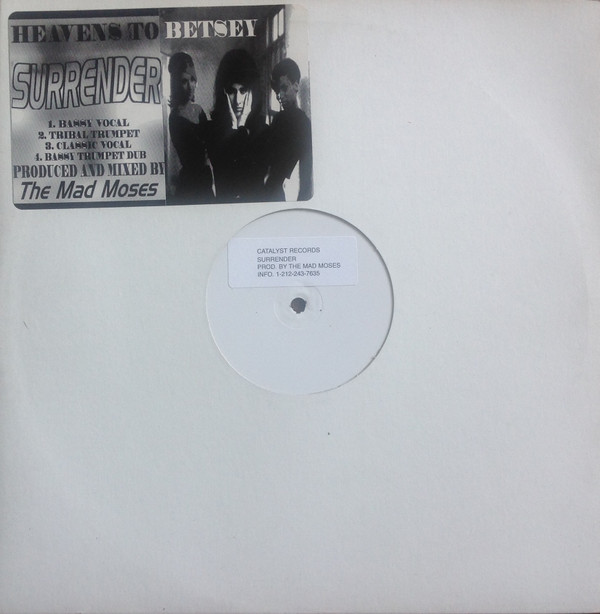 Heavens To Betsey - Surrender | Mad Moses Music (MM-001) - main