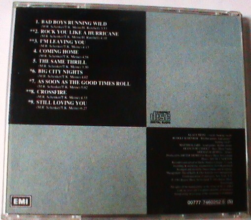 Scorpions - Love At First Sting | Harvest (00777 7460252 5 (S)) - 3