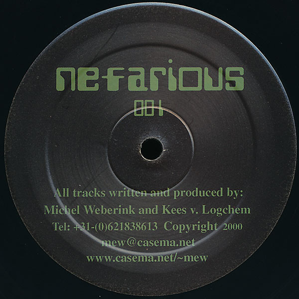 MIG and Spacekees - Nefarious 001 | Nefarious (NEFARIOUS 001) - 3