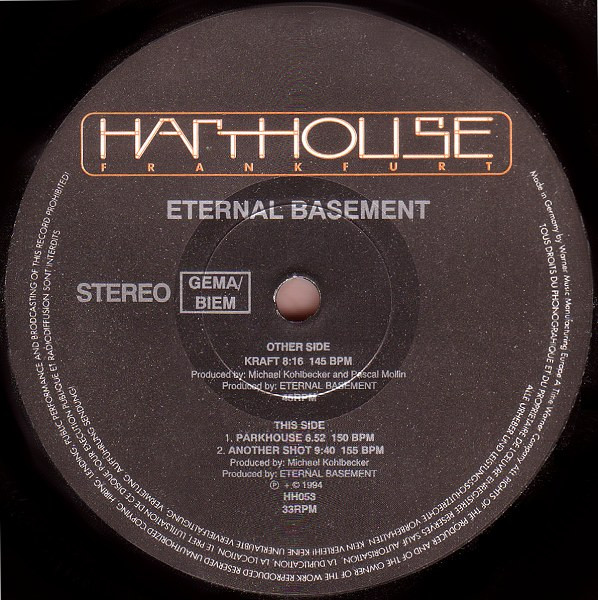Eternal Basement - Kraft | Harthouse (HH053)