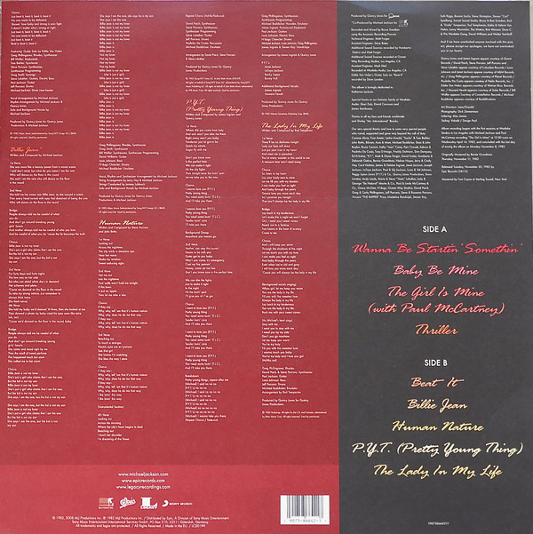 欧LP Etta James / Michael Jackson At Last! / Thriller 190758664211 Sony Music, Epic, Legacy /00260 LP ETTA JAMES / MICHAEL At Last! / Thriller 190758664211