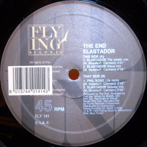 The End - Elastador | Flying Records (FLY 141) - 3 The End - Elastador | Flying Records (FLY 141) - 3