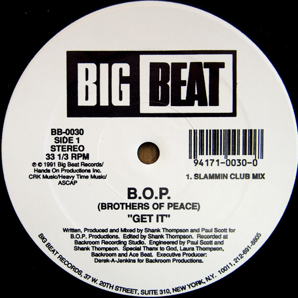 B.O.P. - Get It / Get Off | Big Beat (BB-0030)