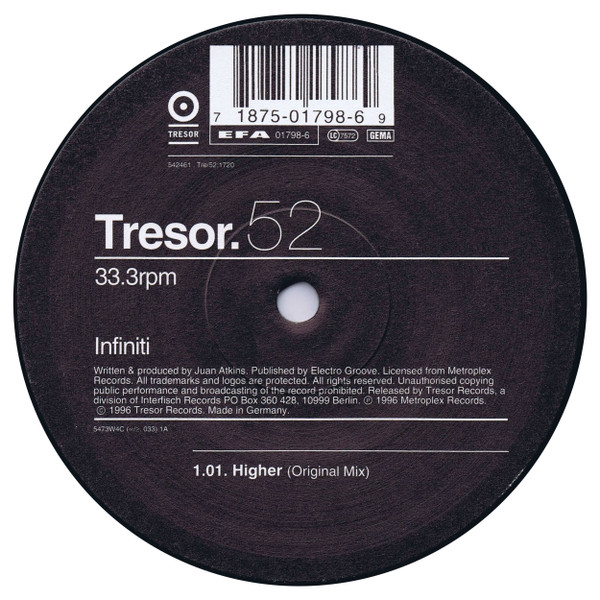 Infiniti - Higher | Tresor (Tresor 52)