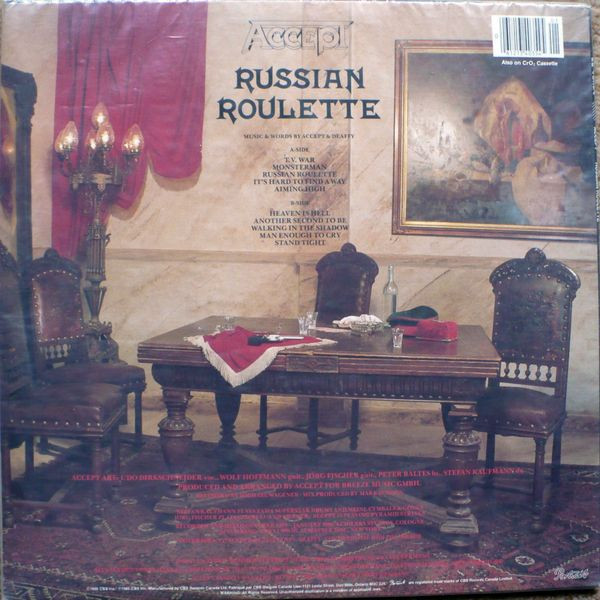 Accept - Russian Roulette [Vinyl] | Portrait (40354) - 2