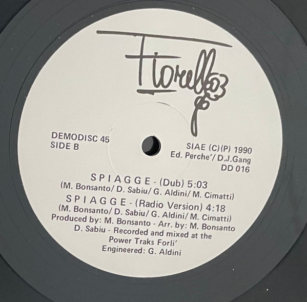 Fiorello - Spiagge | Demo-Disc (DD016) - 2 Fiorello - Spiagge | Demo-Disc (DD016) - 2