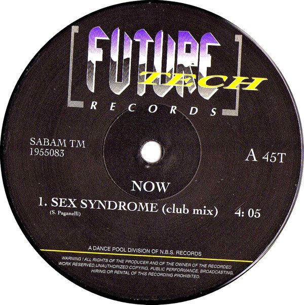 Now - Sex Syndrome | Future Tech Records (1955083) - 3