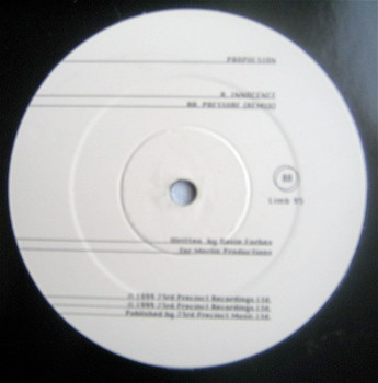 Propulsion - Innocence / Pressure (Remix) | Limbo Records (LIMB 95) - main