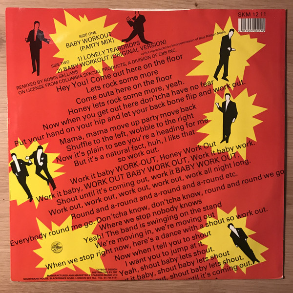 Jackie Wilson - Baby Workout | SMP (SKM12 11) - 2
