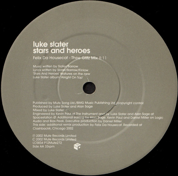 Luke Slater - Stars And Heroes | Mute (P12Mute272) - 4