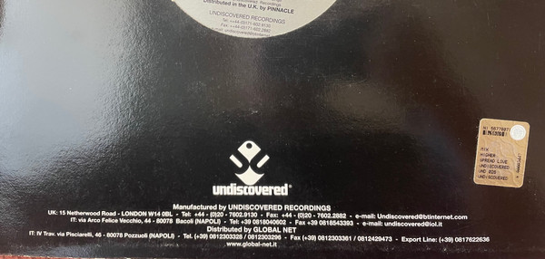The Messengers Featuring Lisa Millett - Higher / Spread Love | Undiscovered (UND 026) - 3 The Messengers Featuring Lisa Millett - Higher / Spread Love | Undiscovered (UND 026) - 3