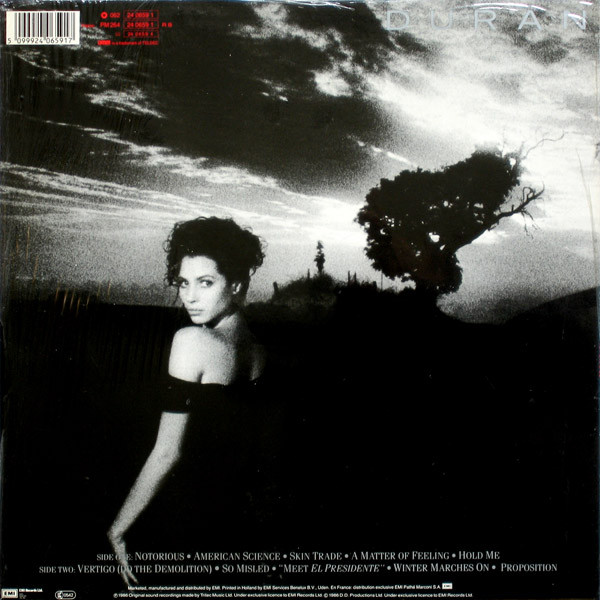 Duran Duran - Notorious | EMI (24 0659 1) - 2