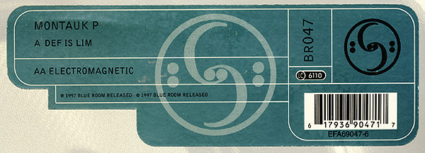 Montauk P - Def Is Lim / Electromagnetic | Blue Room Released (BR047) - 4