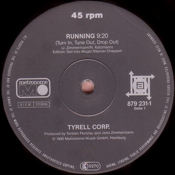 Tyrell Corp. - Running | Metronome (879 231-1) - 3 Tyrell Corp. - Running | Metronome (879 231-1) - 3