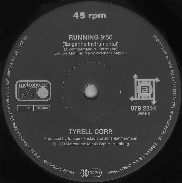 Tyrell Corp. - Running | Metronome (879 231-1) - 4 Tyrell Corp. - Running | Metronome (879 231-1) - 4