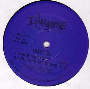 INCS - If It's Good To You | In House Records (LHEP 107) - 2