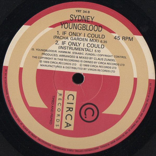 Sydney Youngblood - If Only I Could | Circa (YRT 34) - 4 Sydney Youngblood - If Only I Could | Circa (YRT 34) - 4