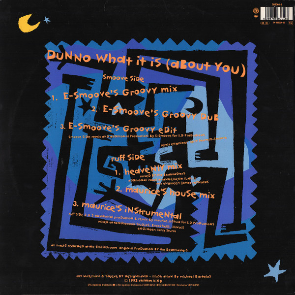 The Beatmasters Featuring Elaine Vassell - Dunno What It Is (About You) | Rhythm King (658001 6) - 2 The Beatmasters Featuring Elaine Vassell - Dunno What It Is (About You) | Rhythm King (658001 6) - 2