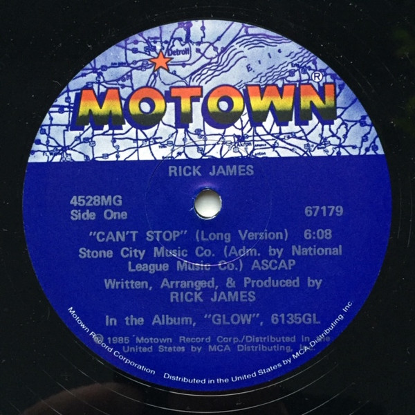 Rick James - Can't Stop | Motown (4528MG) - 3
