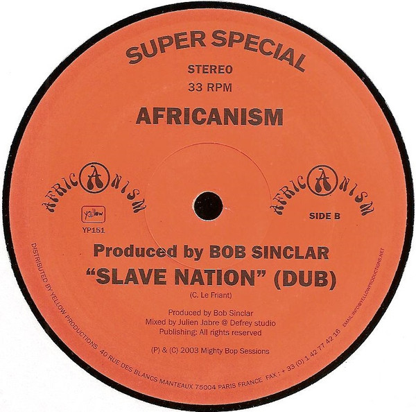 Africanism - Slave Nation | Yellow Productions (YP151) - 3