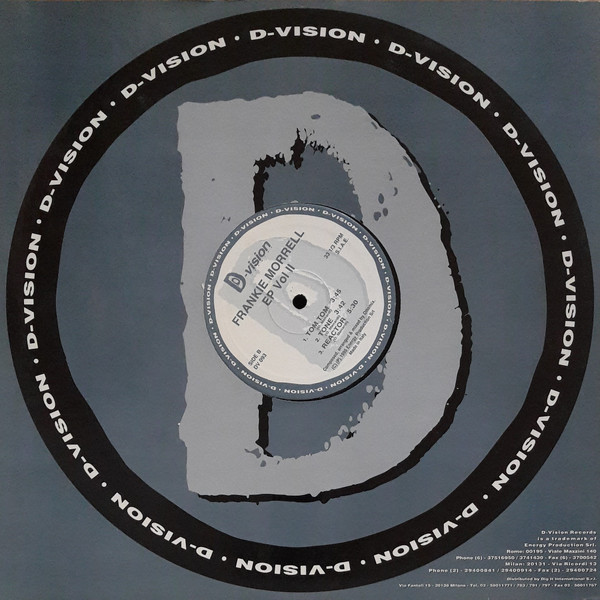 Frankie Morrell - EP Volume II | D:vision Records (DV 093) - 4