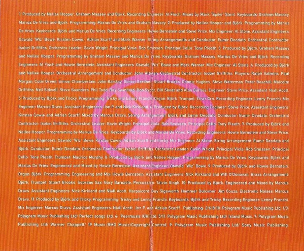 Björk - Post | One Little Indian (TPLP51C) - 9 Björk - Post | One Little Indian (TPLP51C) - 9