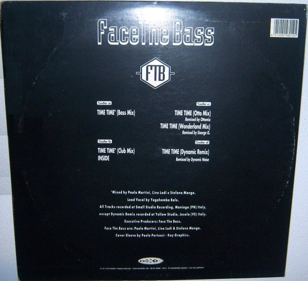 Face The Bass - Time Time | Next Records (NT 012/1 92) - 2 Face The Bass - Time Time | Next Records (NT 012/1 92) - 2