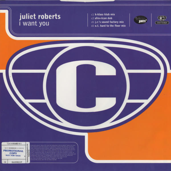 Juliet Roberts - I Want You | Cooltempo (12coolx297) - 2 Juliet Roberts - I Want You | Cooltempo (12coolx297) - 2