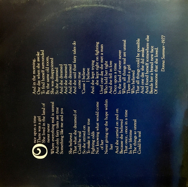 Donna Summer - Once Upon A Time... | Casablanca (CALD 5003) - 8 Donna Summer - Once Upon A Time... | Casablanca (CALD 5003) - 8