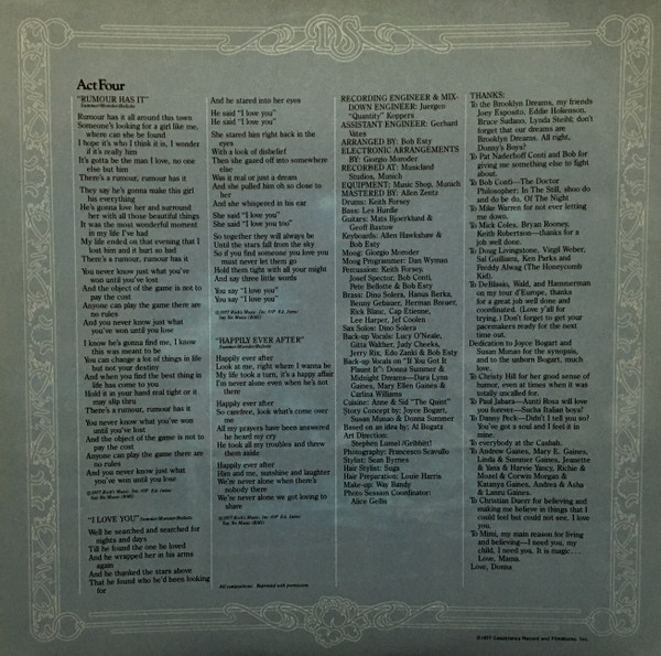Donna Summer - Once Upon A Time... | Casablanca (CALD 5003) - 13 Donna Summer - Once Upon A Time... | Casablanca (CALD 5003) - 13