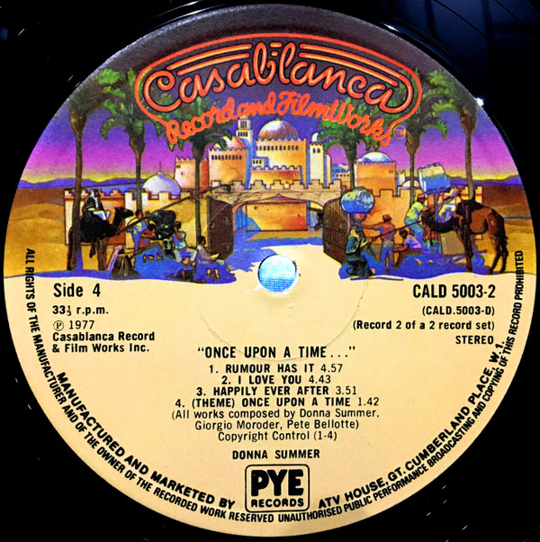 Donna Summer - Once Upon A Time... | Casablanca (CALD 5003) - 7 Donna Summer - Once Upon A Time... | Casablanca (CALD 5003) - 7