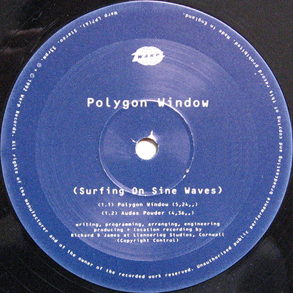 Polygon Window - Surfing On Sine Waves | Warp Records (WARP LP7) - 4 Polygon Window - Surfing On Sine Waves | Warp Records (WARP LP7) - 4