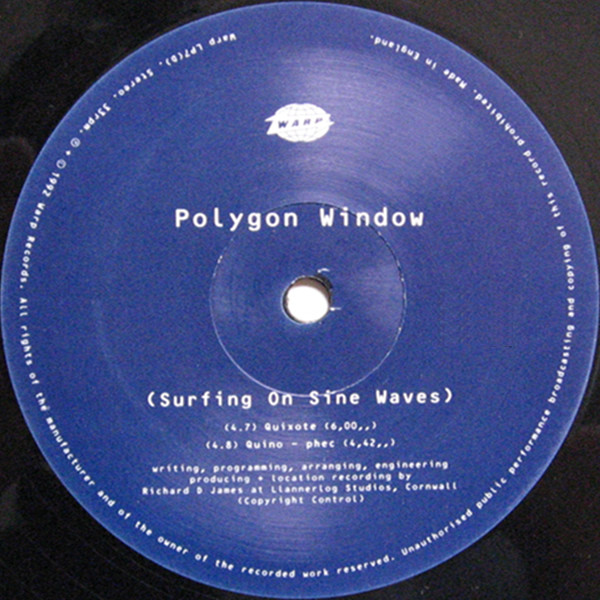 Polygon Window - Surfing On Sine Waves | Warp Records (WARP LP7) - 7 Polygon Window - Surfing On Sine Waves | Warp Records (WARP LP7) - 7