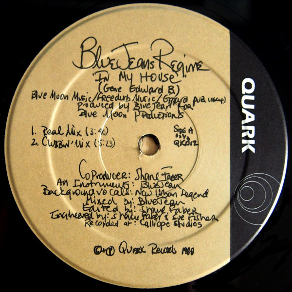 Blue Jeans Regime - In My House | Quark (QK012) - main Blue Jeans Regime - In My House | Quark (QK012) - main